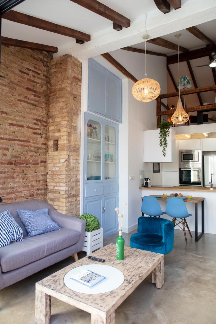Florit Flats - Charming Apartment With Interior Terrace In Cabanyal Near The Beach 발렌시아 외부 사진